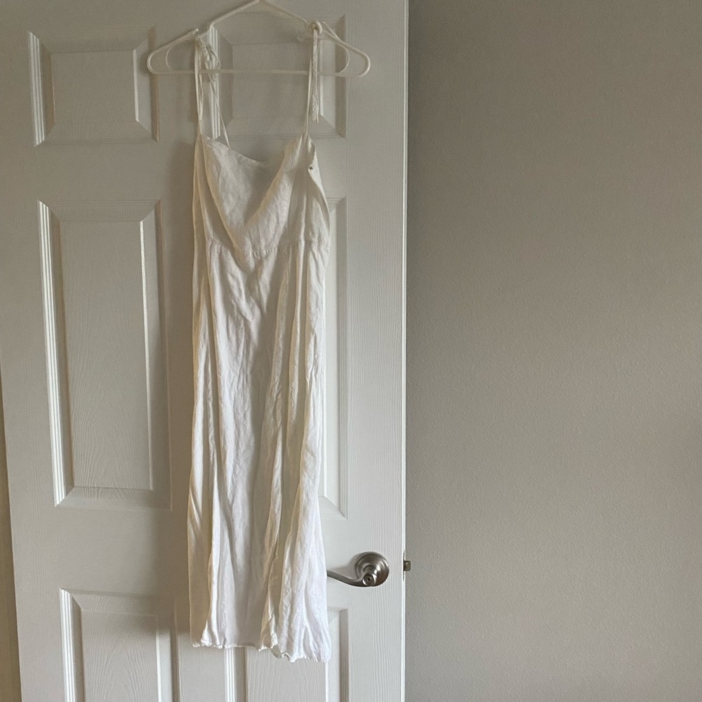 Urban Outfitters White Tie Dress